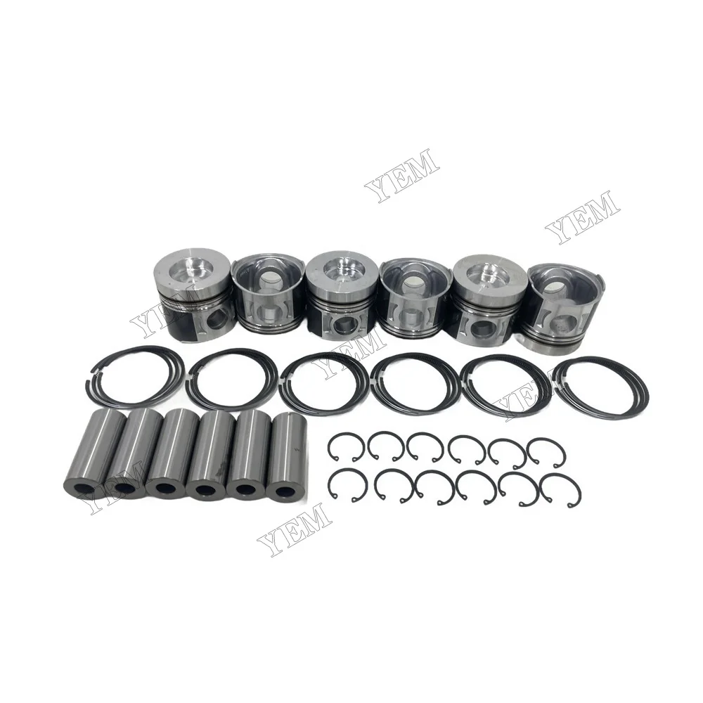Pistons and Piston Rings Kit Suitable for Caterpillar 3066 High Performance Engine Parts 5