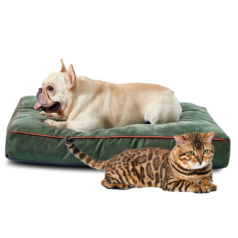 HOT camas de perros removable cover calming soft waterproof fluffy memory foam orthopedic cat pet cushion dog crate bed