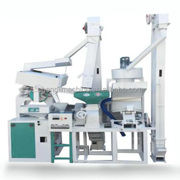 ミイ 25キロ精米 25トンデイ米粉機械 - 新型の結合型精米ライン、1年保証付き