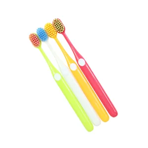 Colorful Plastic Adults Toothbrush Custom with logo for Home Popular Gentle Cleaning Teeth Clean Tools