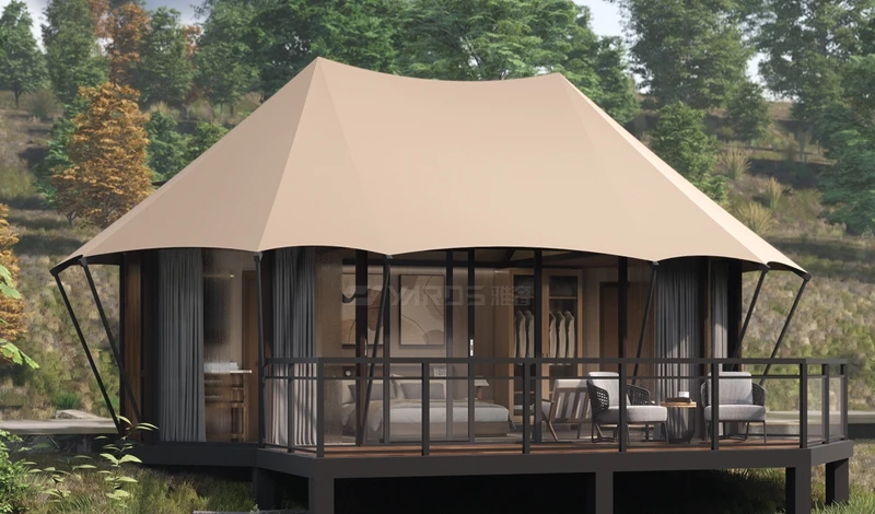 Luxury Travel Camp Resort Windbreak Easy To Install Glamping Hotel ...