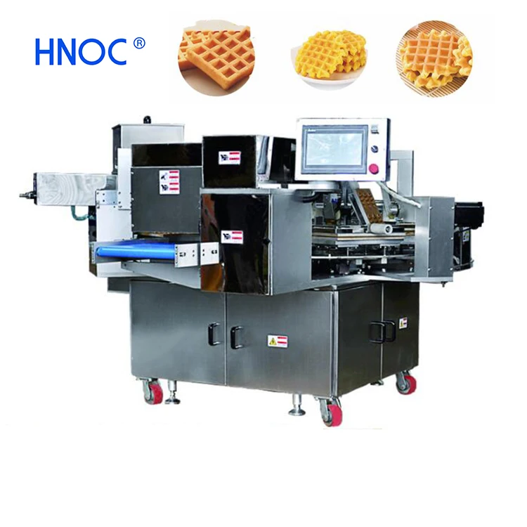 Китайский производитель, Автоматическая Мягкая вафельная машина, производственная линия вафель