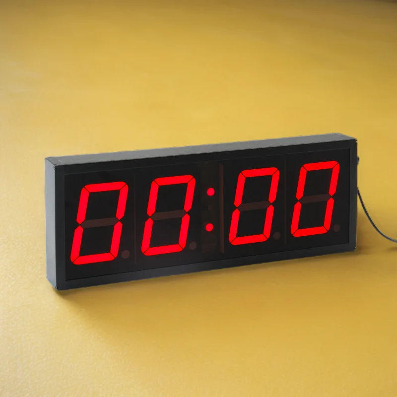 CHEETIE CP184桁7セグメントLED大型壁掛け時計2桁LED