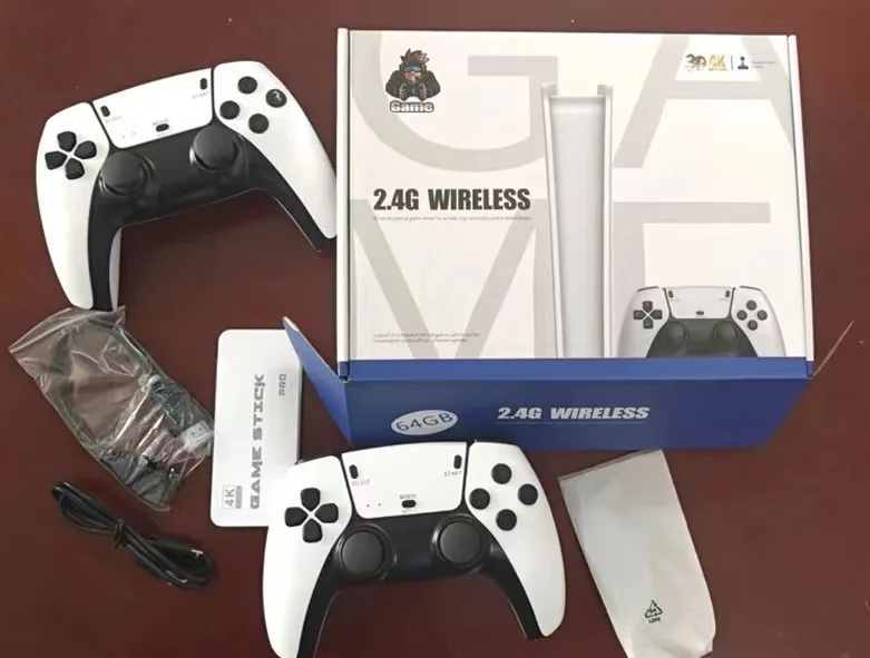 Mini Retro M15 Game Stick Hd Display 2.4g Built In 20000 Video Tv Games ...