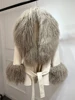 Manchette Gris Blanc