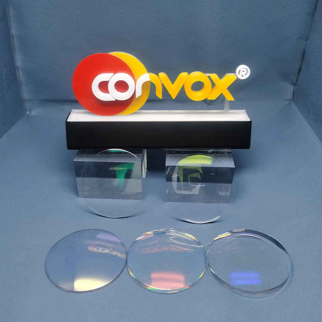 Convox Wholesale Optical Lenses Cr39 1.49 1.56 1.59pc High Index Uc Hc