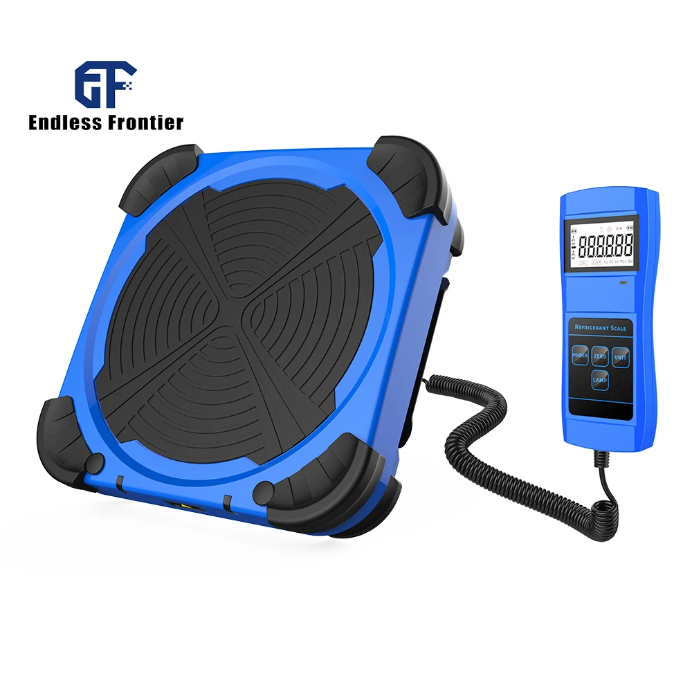 Digital Electronic Refrigerant Charging Weight Scales 100kg for AC Refrigerant Recovery