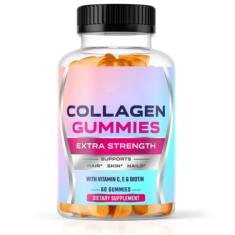 Oem Collagen Gummies Biotin &collagen Gummy Skin Beauty Vitamin C And