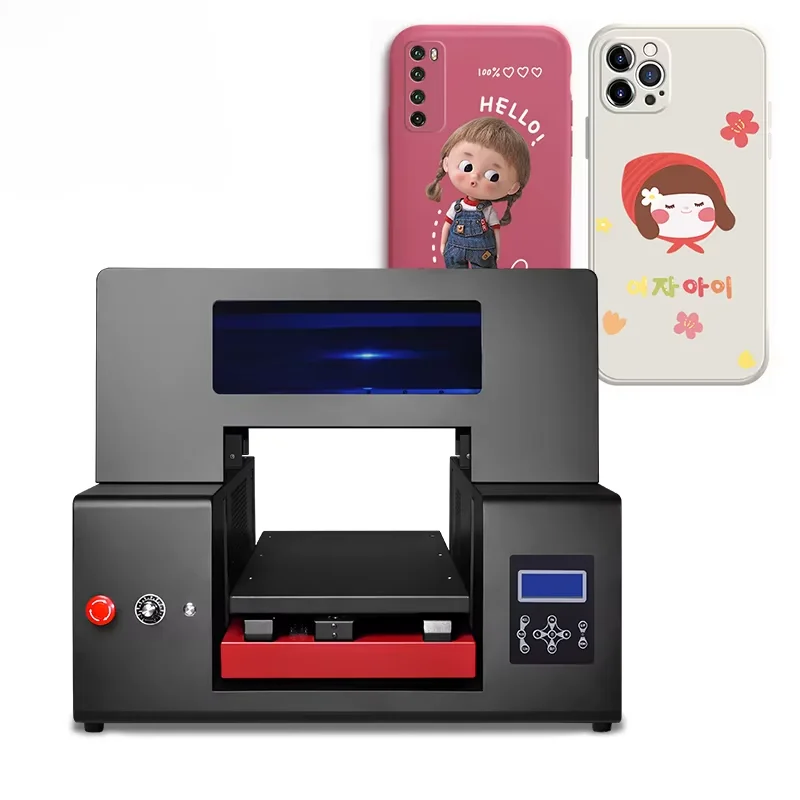 For RefineColor Factory Price A3 UV Flatbed Inkjet Printer Machine Digital Wood UV Card Printer with XP600 Print Head New