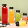 Clear bottle with black cover