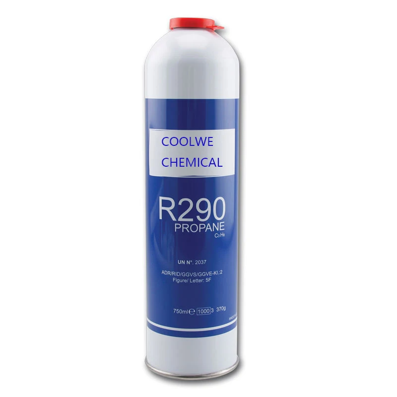 R290 Can Packing Replace R34 Non Florine Propane Refrigerant Gas R290 R600