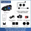 Black hard microphone