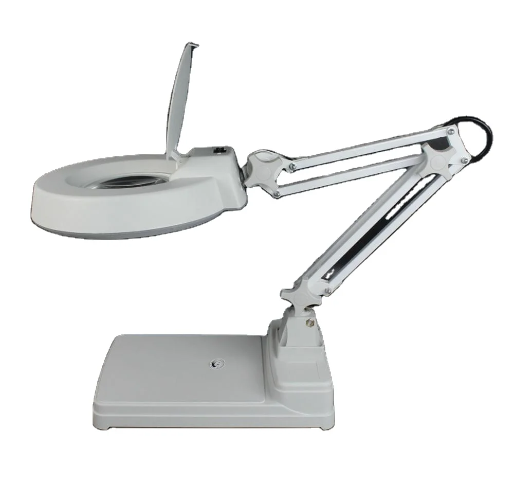 Lt-86f 3X/5X/8X/10X/15X/20X Standing Magnifying Glass LED Lamp Optical Glass  Magnifier - China Magnifying, Magnifying Glass Lamp