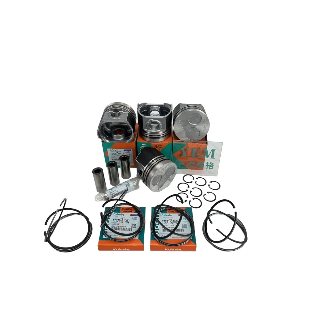 Best Quality D1105 D1301 D1302 D1305 Piston Kit for Kubota Diesel Engine Machinery Engine