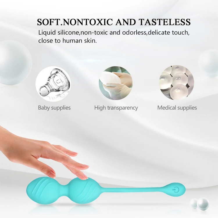 WINYI Liquid Silicone 10 Models Tactile Vibrating Love Eggs Tighten Vaginal Inner Moving Ben Wa Kegel Balls Sex Toys for Female