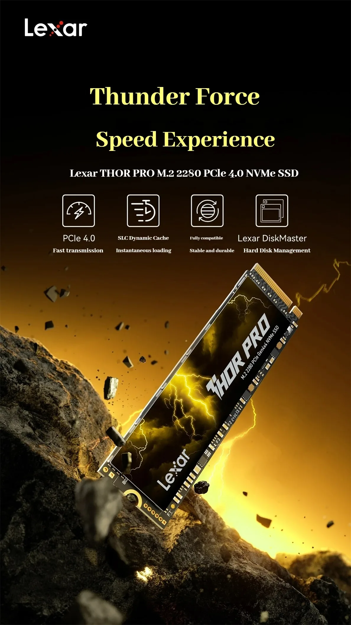 Lexar THOR Pro M2 NVME Ssds - High-Speed Storage Solutions