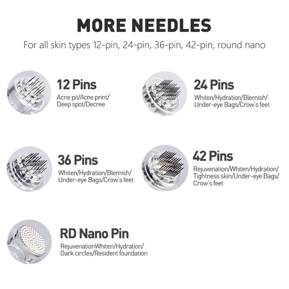 <h3 class="isSelectedEnd"><strong>Replacement needle cartridges designed for the Dr. Pen Ultima A10 microneedling device, available in 12-pin, 24-pin, 36-pin, 42-pin, and Nano-R configurations.</strong></h3> <p class="isSelectedEnd">Choose the cartridge configuration that best matches your treatment technique and coverage requirements. Each cartridge is designed as a replaceable treatment head for the <strong>Dr. Pen Ultima A10</strong>, allowing operators to keep the device ready for different microneedling applications without replacing the complete pen.</p> <p class="isSelectedEnd"><strong>Available Configurations:</strong> 12-Pin · 24-Pin · 36-Pin · 42-Pin · Nano-R</p> <blockquote><strong>Compatibility:</strong> Designed specifically for the Dr. Pen Ultima A10. Always verify the device model and cartridge connection before ordering.</blockquote> Dr. Pen Ultima A10 Replacement Cartridges – 12/24/36/42 Pin & Nano-R