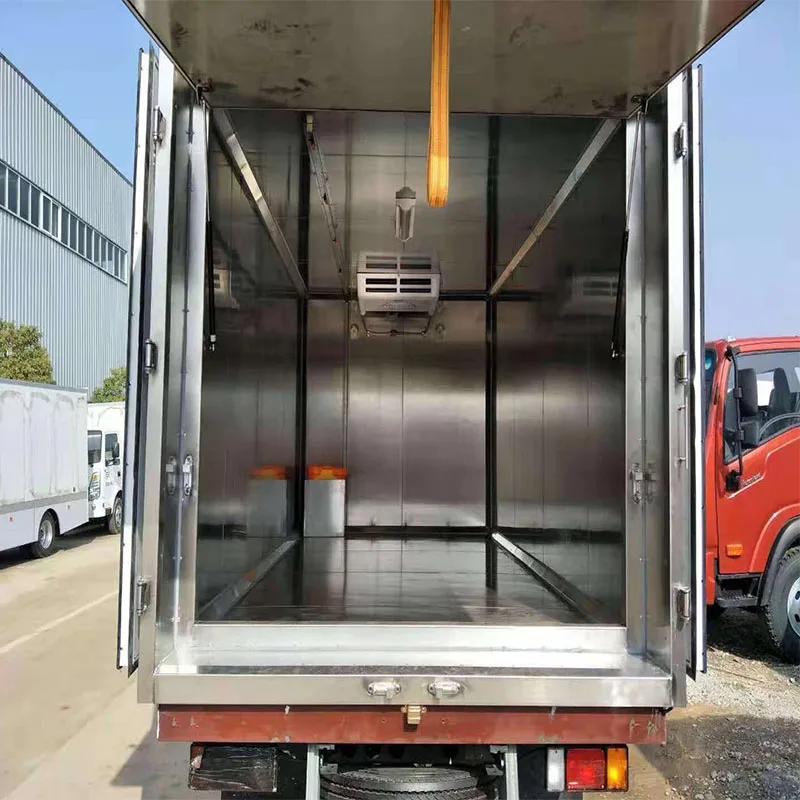 Грузовик-холодильник DONGFEGN 4x2 4x4, транспортное средство для транспортировки медицинских отходов, транспортное средство для транспортировки клинических отходов, грузовик для холодного хранения