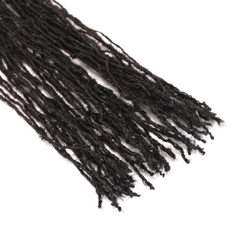 Long Synthetic Dreadlocks Hair Extensions – Crochet Braiding, Handmade, 50/60 Cm, Loop/Sew-In, Unisex