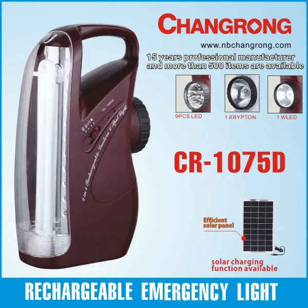 Portable Led Emergency Light Led Rechargeable Lantern Lamp Handing 11W Fluorescent Tube+20pcs Super Bright Led 12 Months 1000pcs