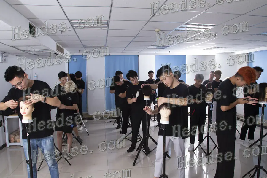 Intermediate and advanced trainees or internal salon training
