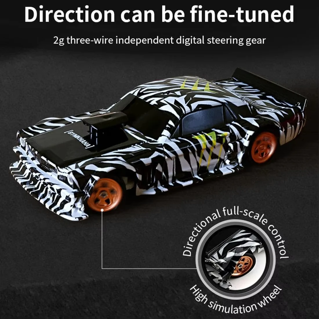 1/43 Scale High Speed Electric Remote Control Racing Car Mini Rc Drift Drive Car for Boy Christmas Gift