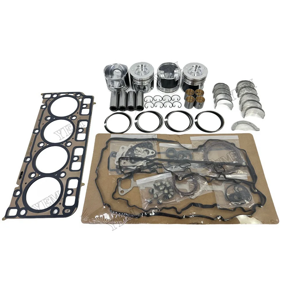For Doosan / for Develon D34 Engine Overhaul Kit With Bearings Piston Rings Cylinder Gasketss Wholesale Engine Parts
