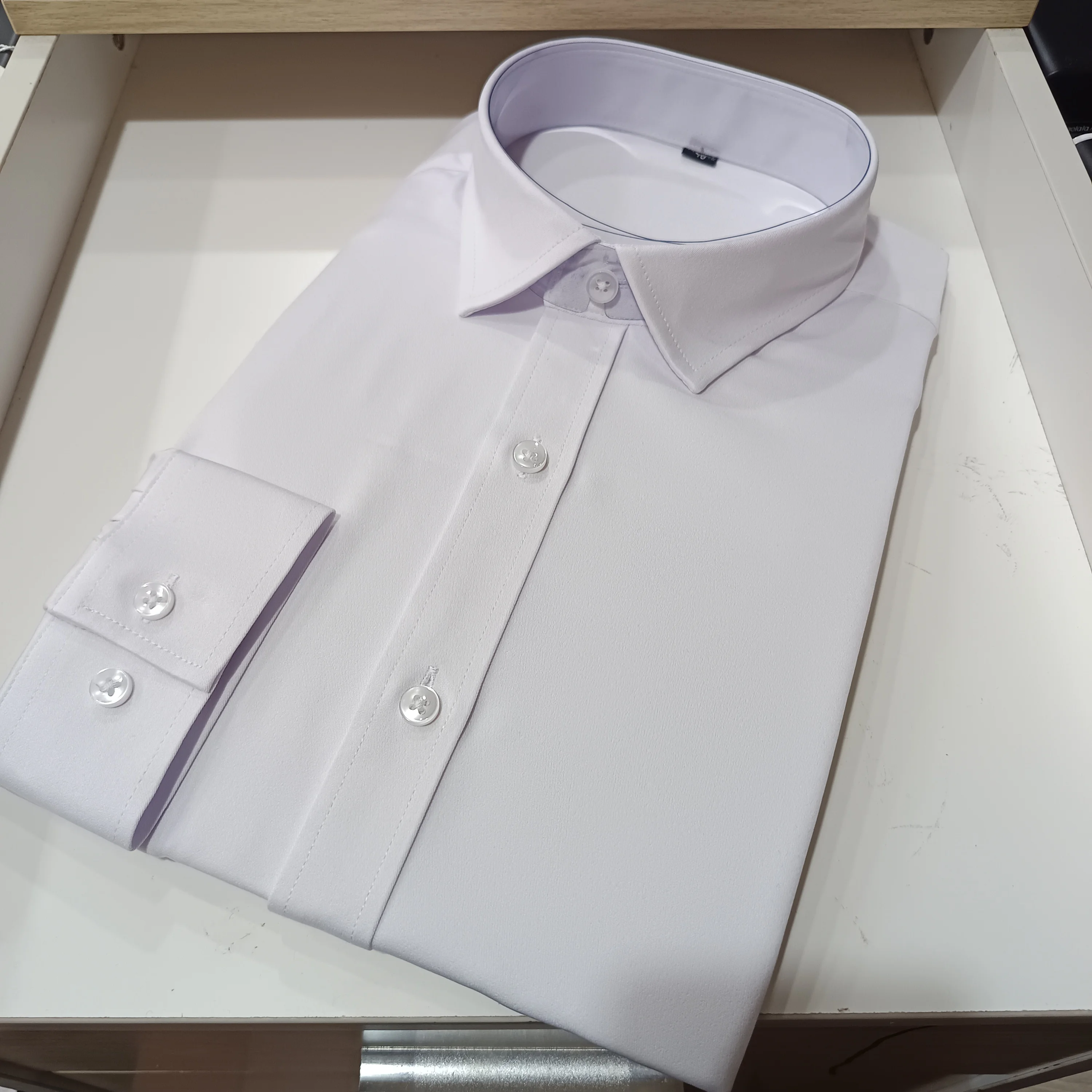 mens dress shirts with spandex Men's Slim Fit Long Sleeve Dress Shirt