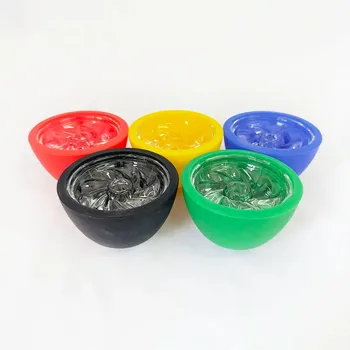 New Wholesale High Quality Multi Color Silicone Shisha Narguile Bowl Chicha Accessories Cachimbas Hookah Head