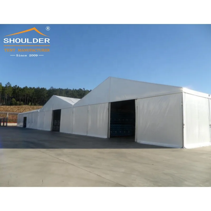 Custom Outdoor Workshop Tent Large Prefab Industrial Storage Warehouse Tent
