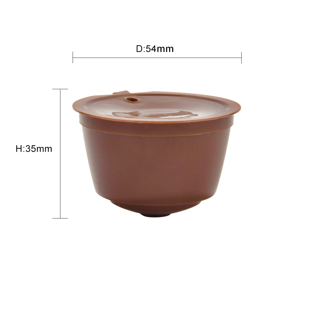 Reusable Coffee Capsule Filter Cup for Models Refillable Filters Baskets Pod Cafe Capsules