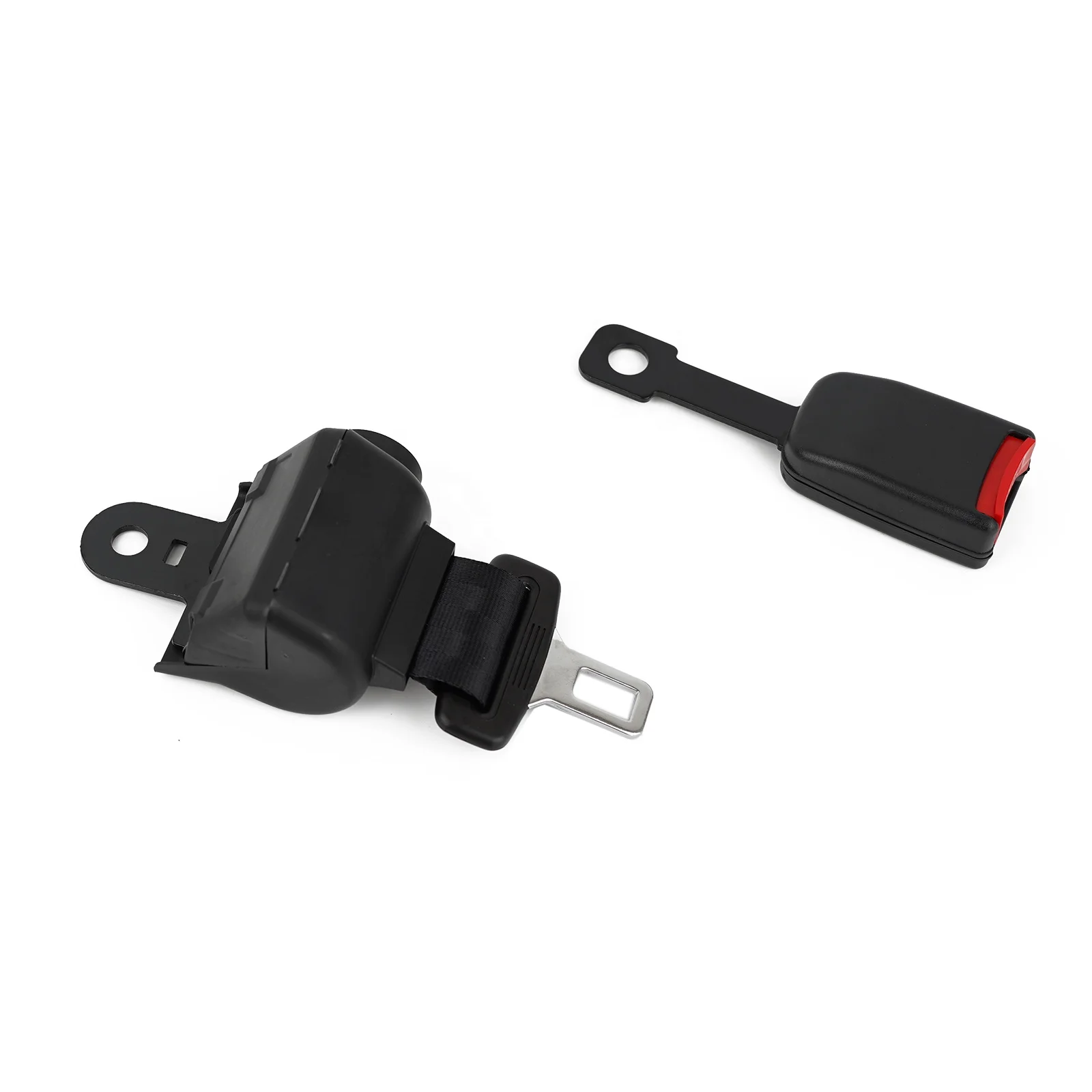 Black Universal Retractable Interlock Forklift 2 Point Seat Belt