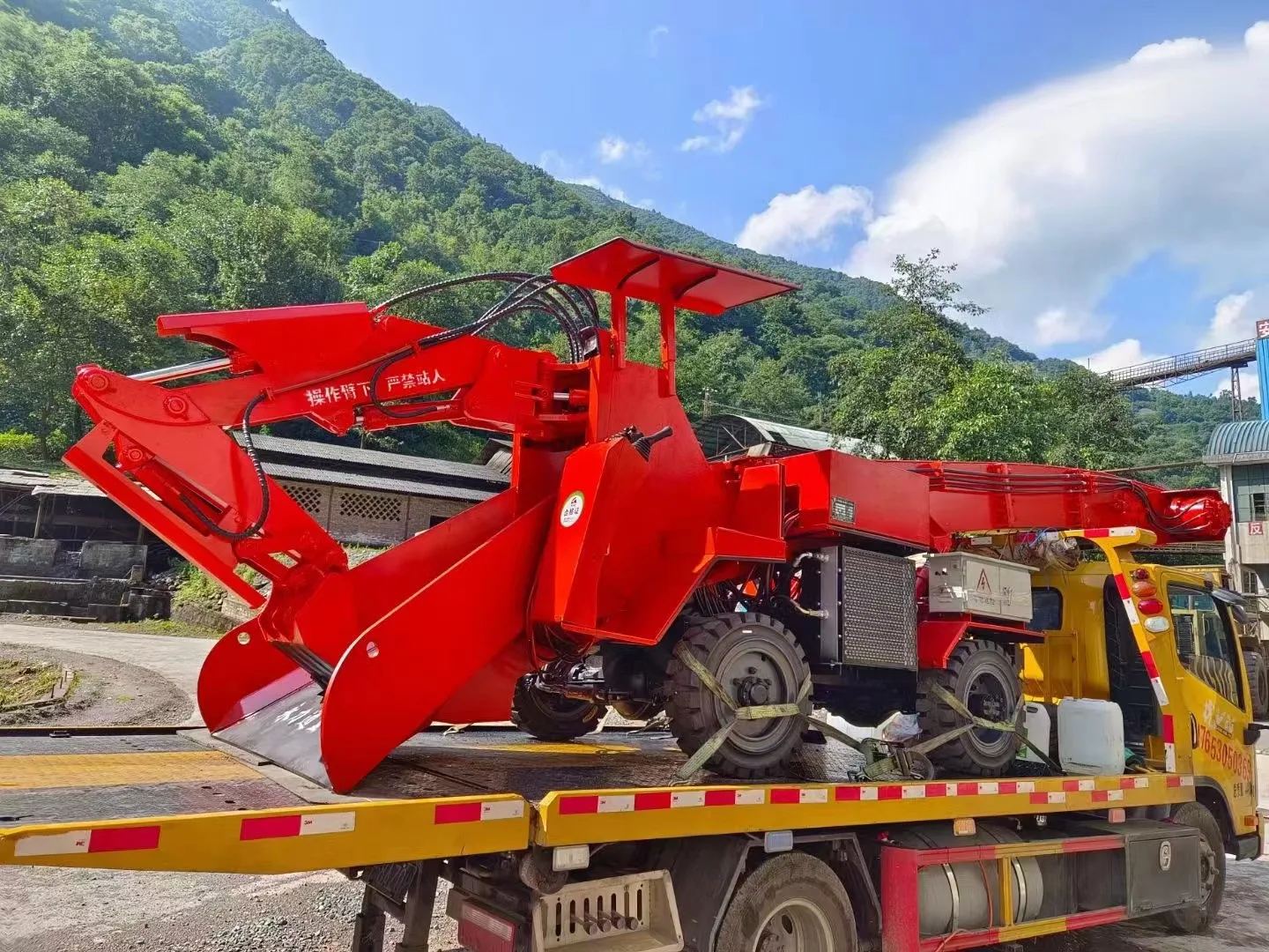 Slagging Machine Mini Tunnel Boring Machine Excavating And Conveying Machine Slagging ...