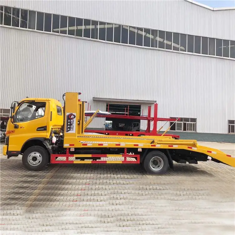 二層式カーキャリアレッカー牽引車（トラックトレーラー用）2セット