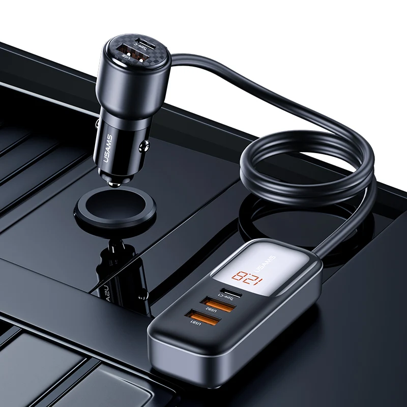 USAMS 165W Car Charger Fast Reliable Power for Devices
