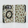 Light Green Base Leopard Magnetic Kickstand