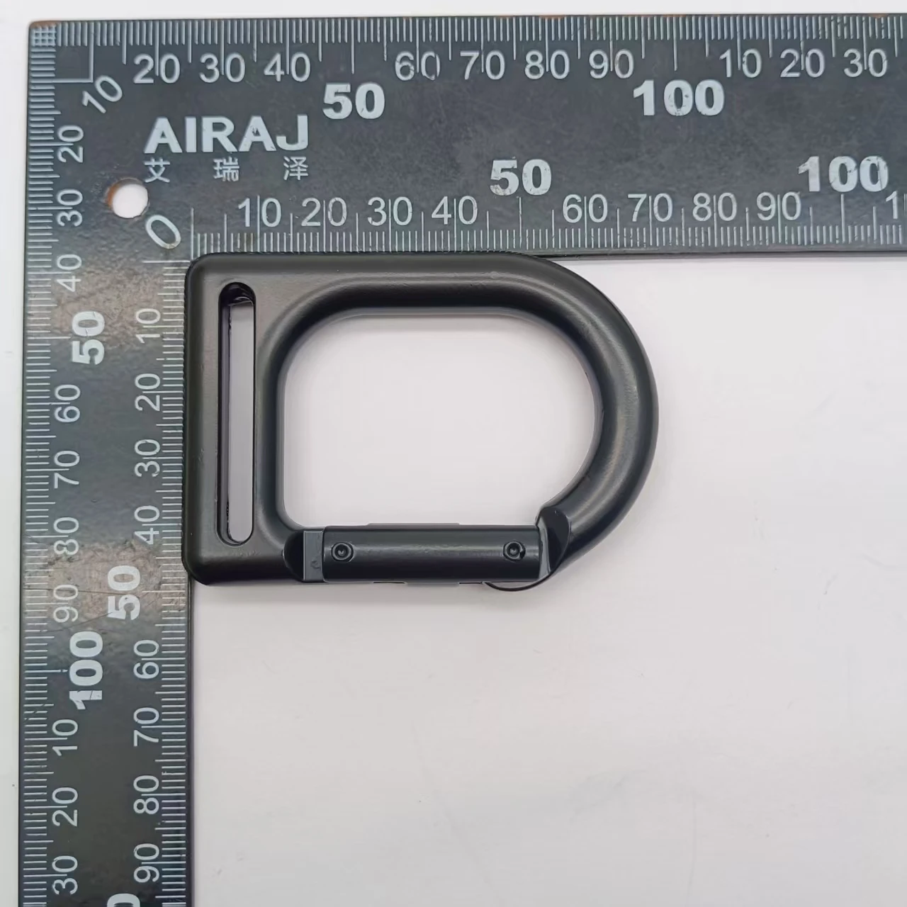 38MM Zinc Alloy Webbing Belt Clasp Strap Buckle Hook D-shaped Hook