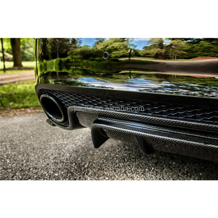 2 Spoilers Canard Arrière Noir Carbone - Universel - Style Sportif - Protection Et Décoration Auto