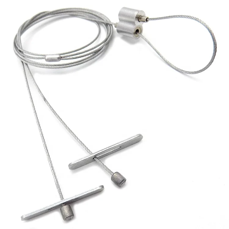 1.5mm Lighting System Suspending LED Lights Steel Wire with Ceiling Attachment