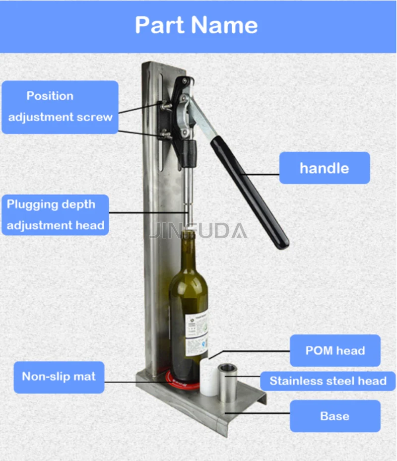 Hot Sale Manual Wine Making Corks Bottle Capping Sealing Machine