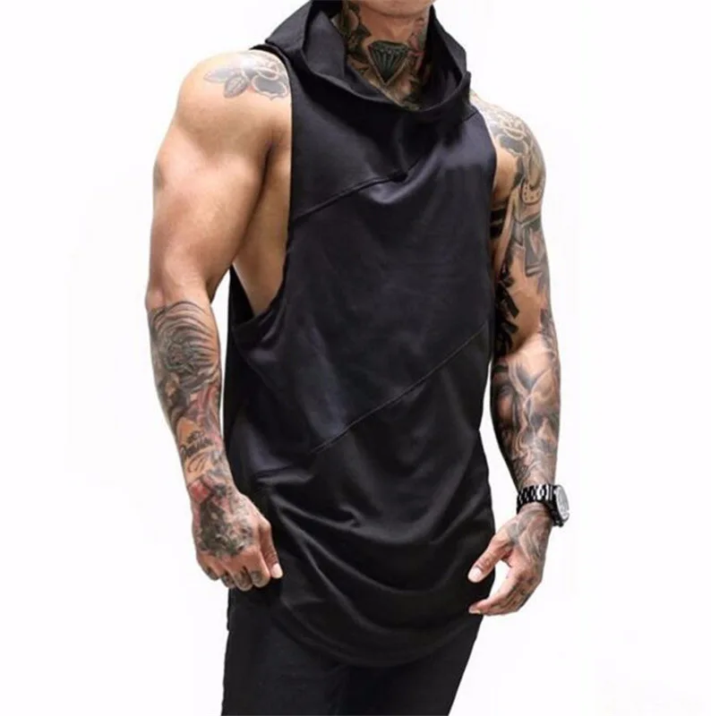 mens plus size sleeveless t shirts