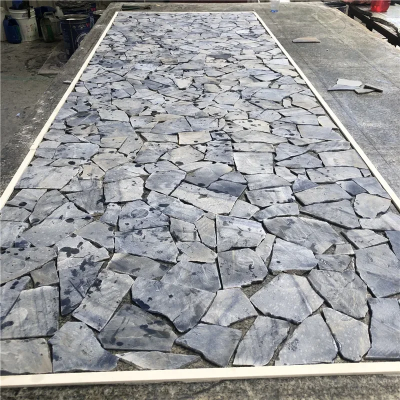 product azul blue   wall panel table top furniture dining table tops polished agate gemstone-2