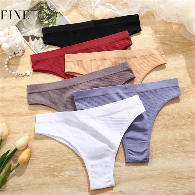 Finetoo Hot Womenthong Panties Sexy Underwear Low Waist G String Female