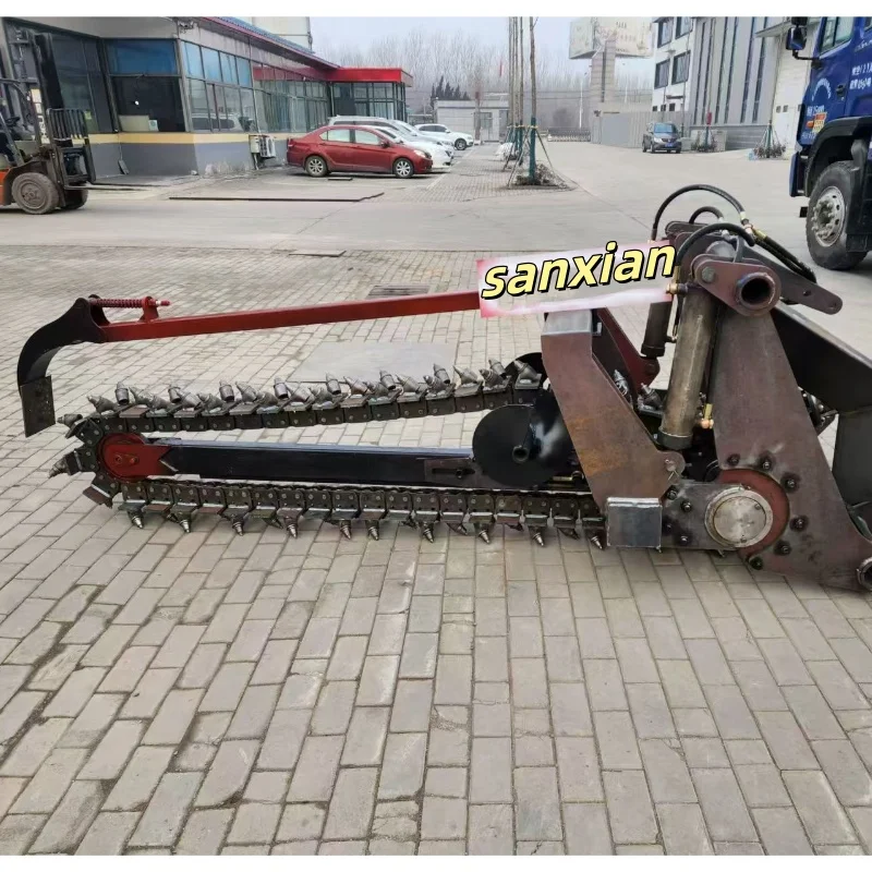 Trencher Bullet Teeth Ditcher Tractor Mounted Heavy Duty Trencher Work in Stone Place and Hard Ground