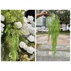 Feuille de bambou suspendue, herbe vert clair