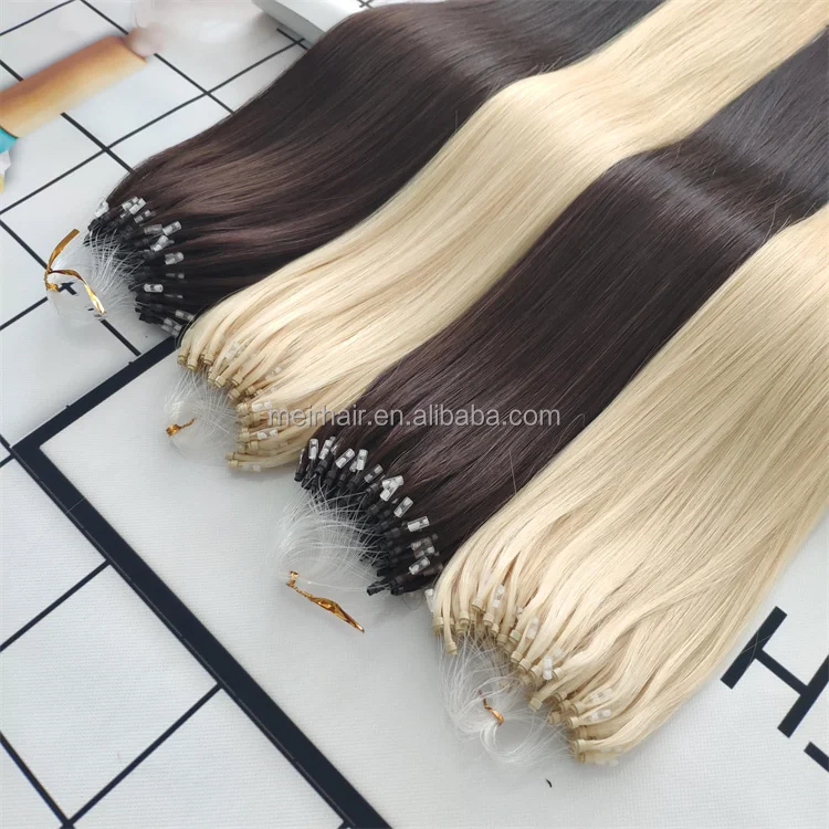 Free Ship Wholesale Price Nanoring Hair Microlink Hair Double