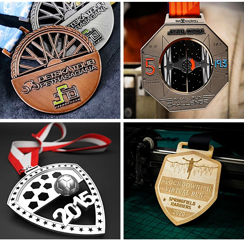 2020 Star Wars Virtual Run Medal 2021 Challenge Medal Virtual Run