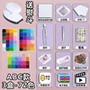 Ensemble complet d'accessoires pour haricots de 72 couleurs - fer
