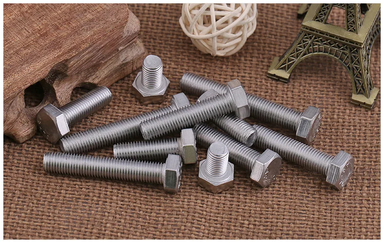 M10 Stainless steel Hex bolts manufacture