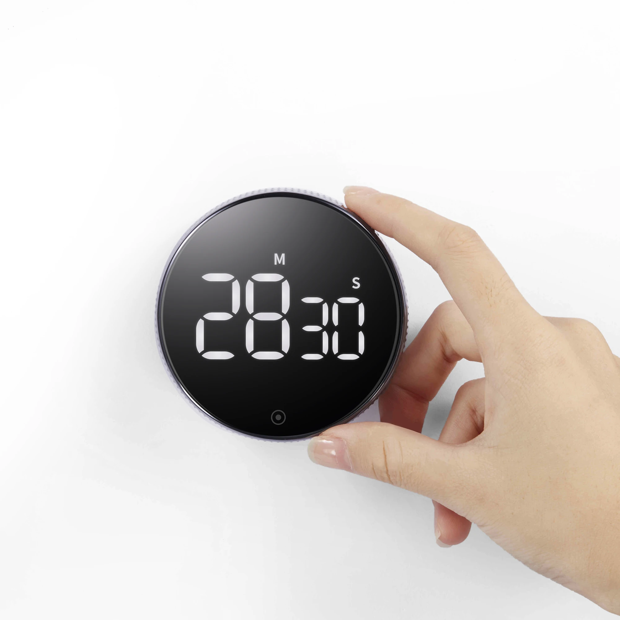 Round Laser Rotary LED Time Timer Meeting Reading Laboratory Study Gym Sport Oven Cooking Kitchen Digital Countdown Timer